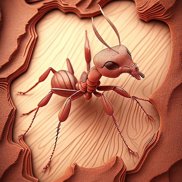 3D модель Pogonomyrmex maricopa (STL)